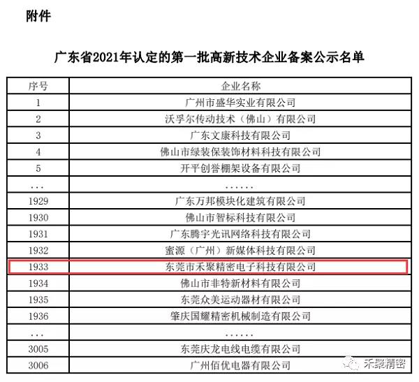 禾聚精密高薪企業(yè)